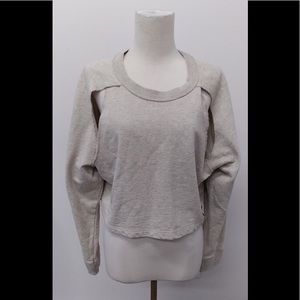 IVY PARK gray cutout sweater size XS EUC HTF